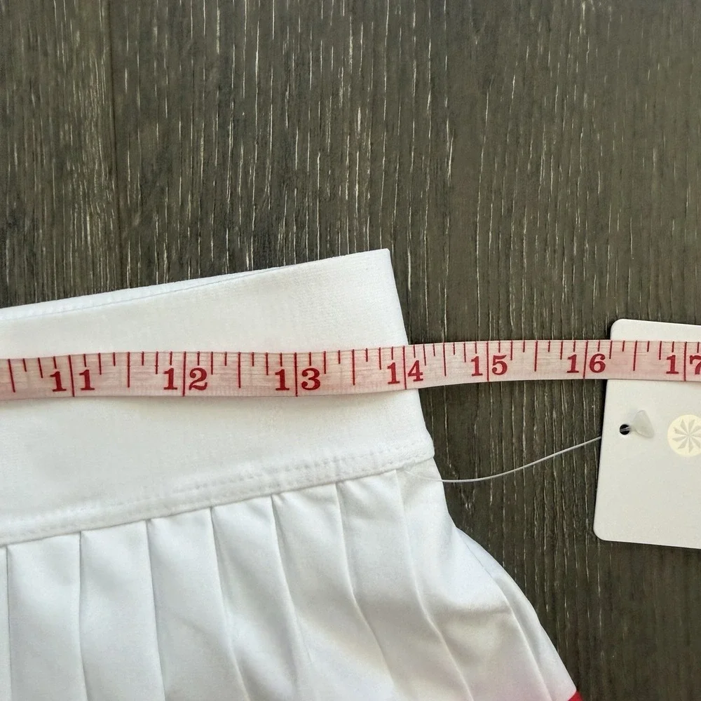 NWT‎ Athleta Women Skort Match Point Pleated Color Block Small Blokecore tennis